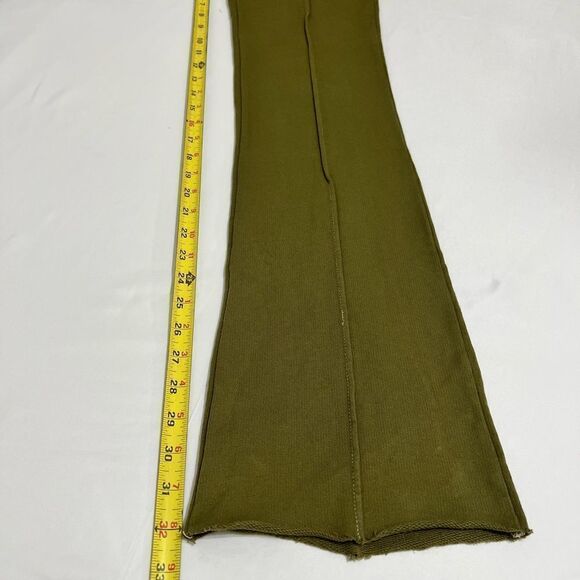 Cotton Citizen Green Sweat Pants Flare Leg Pants New Size Small - Picture 7 of 11